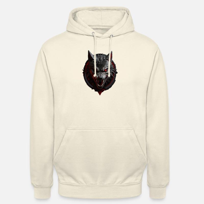 Devil's Wolf - Unisex Hoodie - vanilla