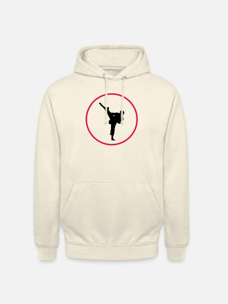 Karate Logo - Unisex Hoodie - vanilla