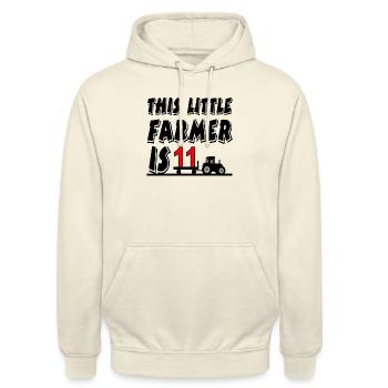 Bauer - Unisex Hoodie - Vanille-Milchshake - Vorne - Alina (178cm) & Michal (187cm)
