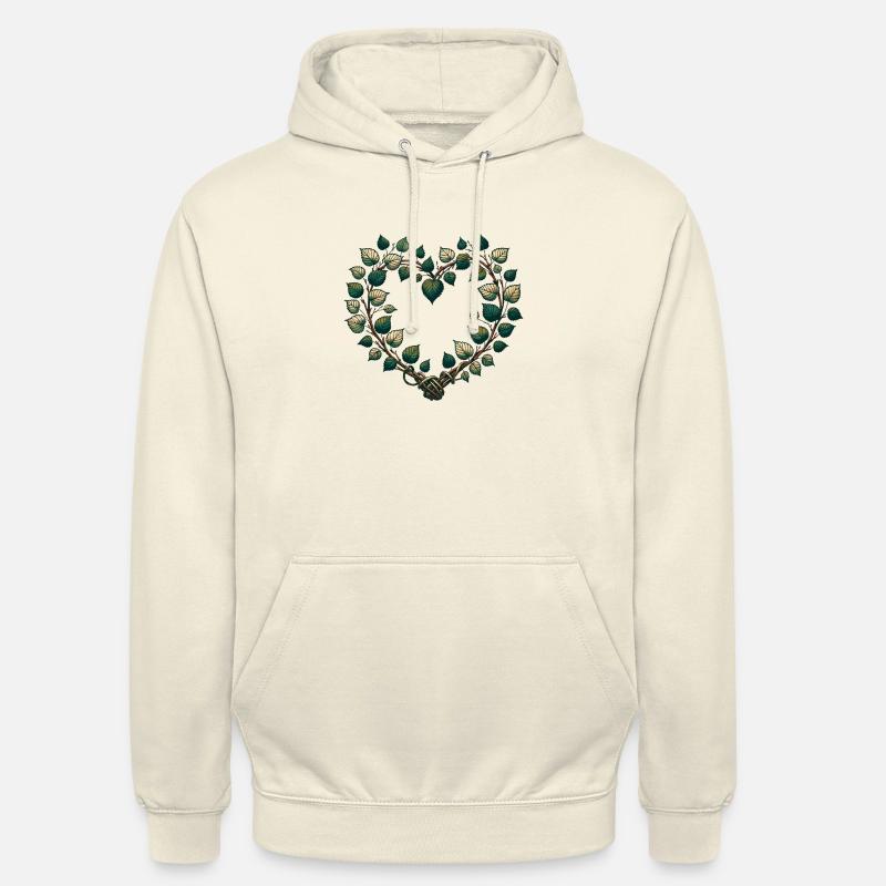 Beech Tree leaves - Unisex Hoodie - vanilla