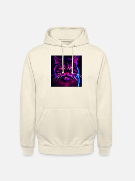 Mad Cat - Unisex Hoodie - Vanille-Milchshake