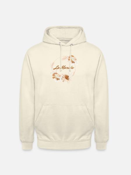 Die Blumenbraut - Junggesellinnenabschied Geschenkidee - Unisex Hoodie - Vanille-Milchshake