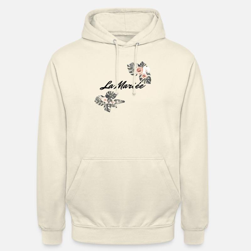 Die Blumenbraut - Braut Geschenkidee - Unisex Hoodie - Vanille-Milchshake