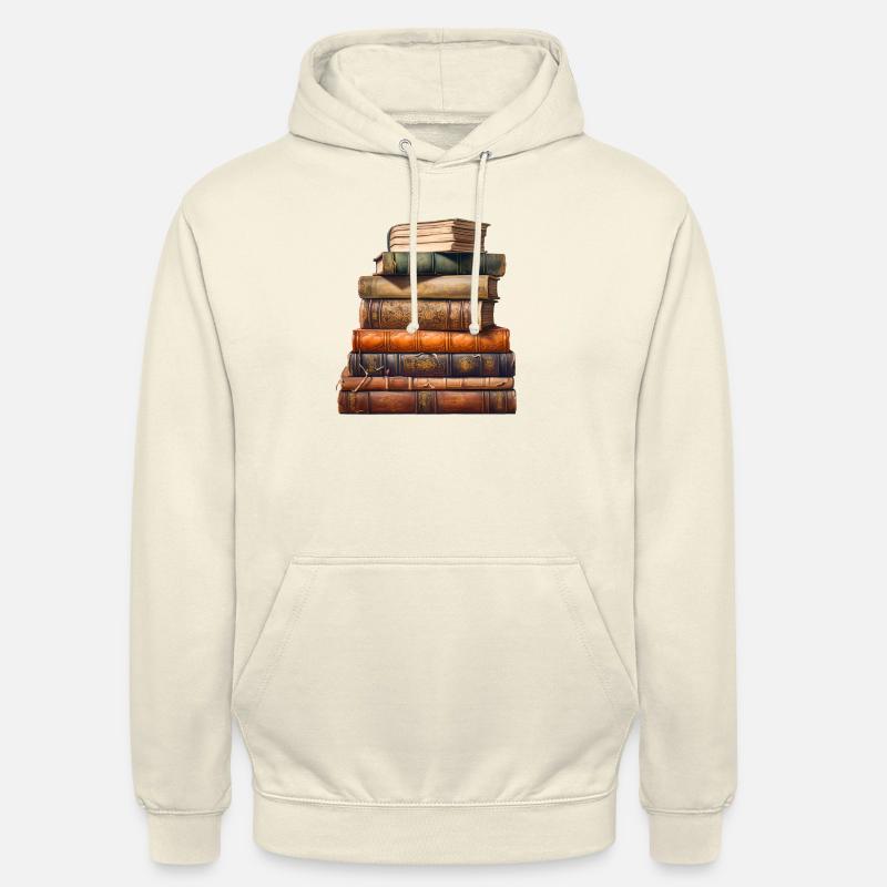 Learning and Understanding Through Books - Unisex Hoodie - vanilla