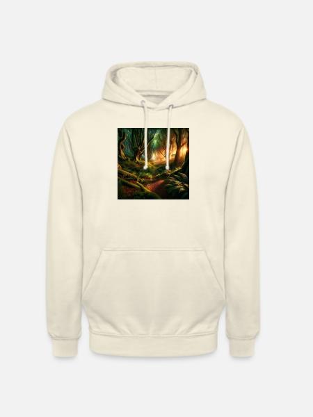 Gruseliger Wald - Unisex Hoodie - Vanille-Milchshake