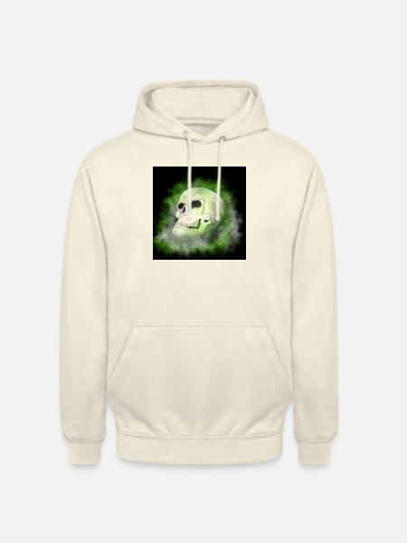 Crâne - Sweat-shirt à capuche unisexe - vanille