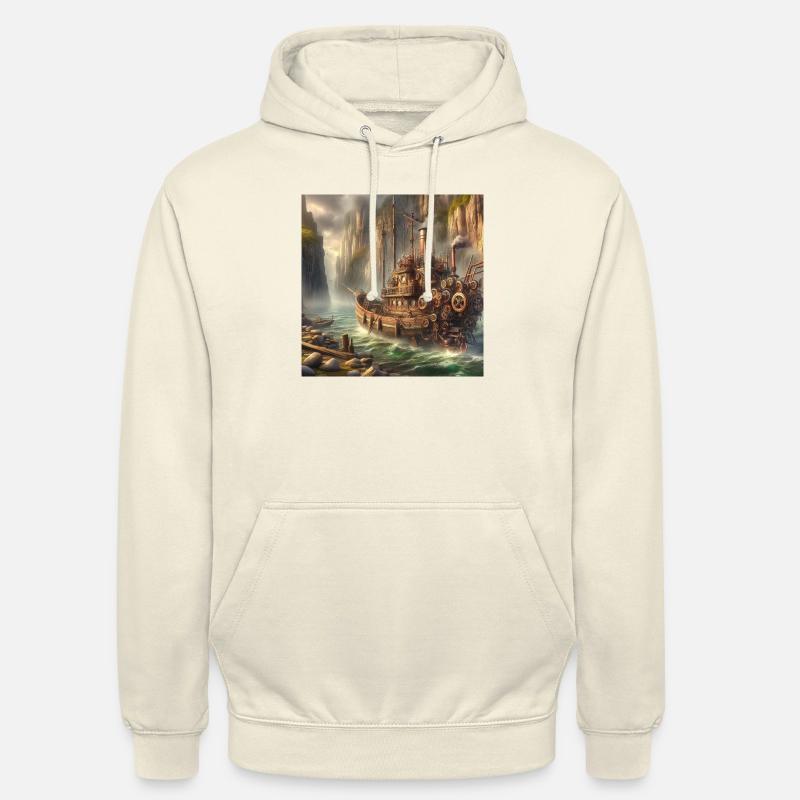 Steampunk-Boot - Unisex Hoodie - Vanille-Milchshake