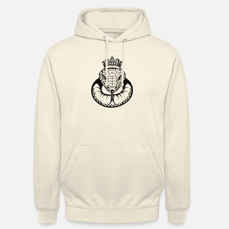 Enrouleur d’ombres royal - Sweat-shirt à capuche unisexe - vanille