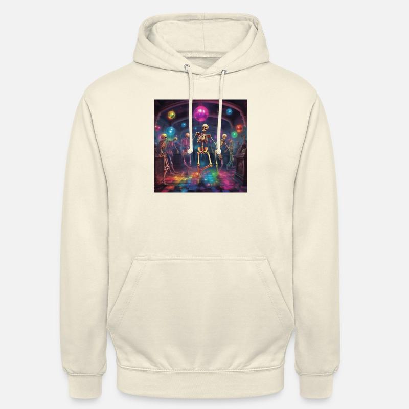 Cours de danse du squelette - Sweat-shirt à capuche unisexe - vanille