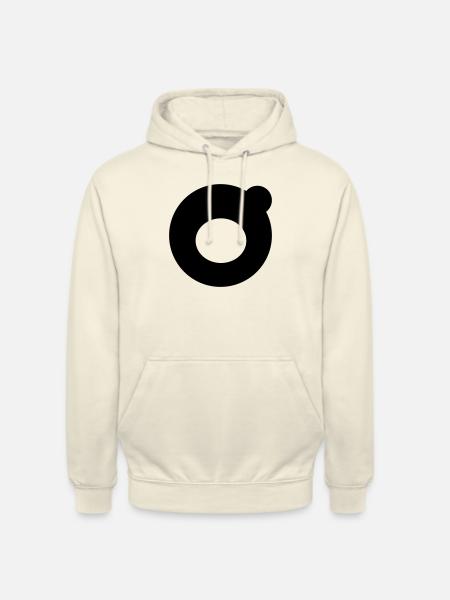 round abstract shape - Unisex Hoodie - vanilla