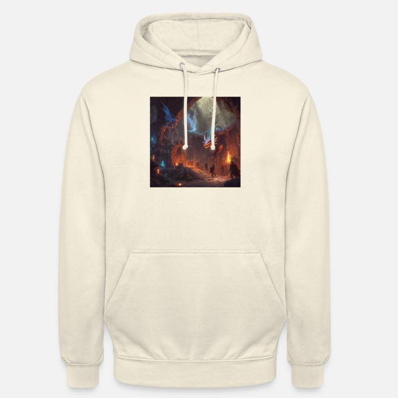 Drachen und Dämonen - Unisex Hoodie - Vanille-Milchshake