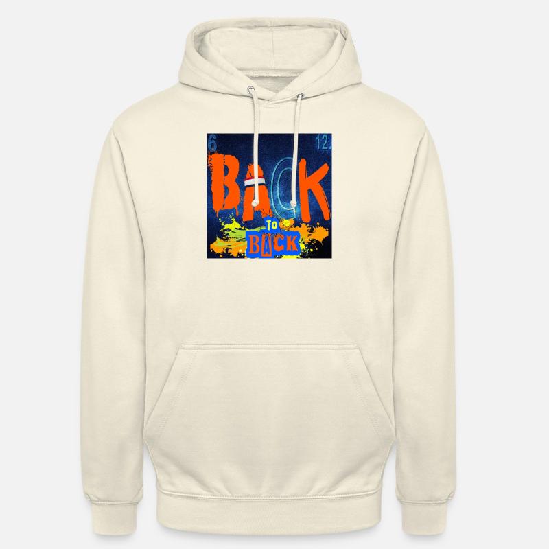 BACK to back CHEMISTRY - Sweat-shirt à capuche unisexe - vanille
