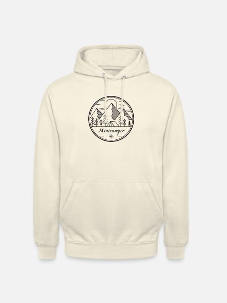 Minicamper schwarz - Unisex Hoodie - Vanille-Milchshake