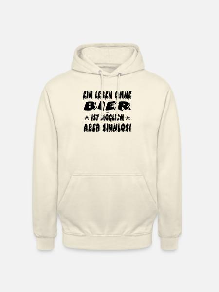 Bier - Unisex Hoodie - Vanille-Milchshake