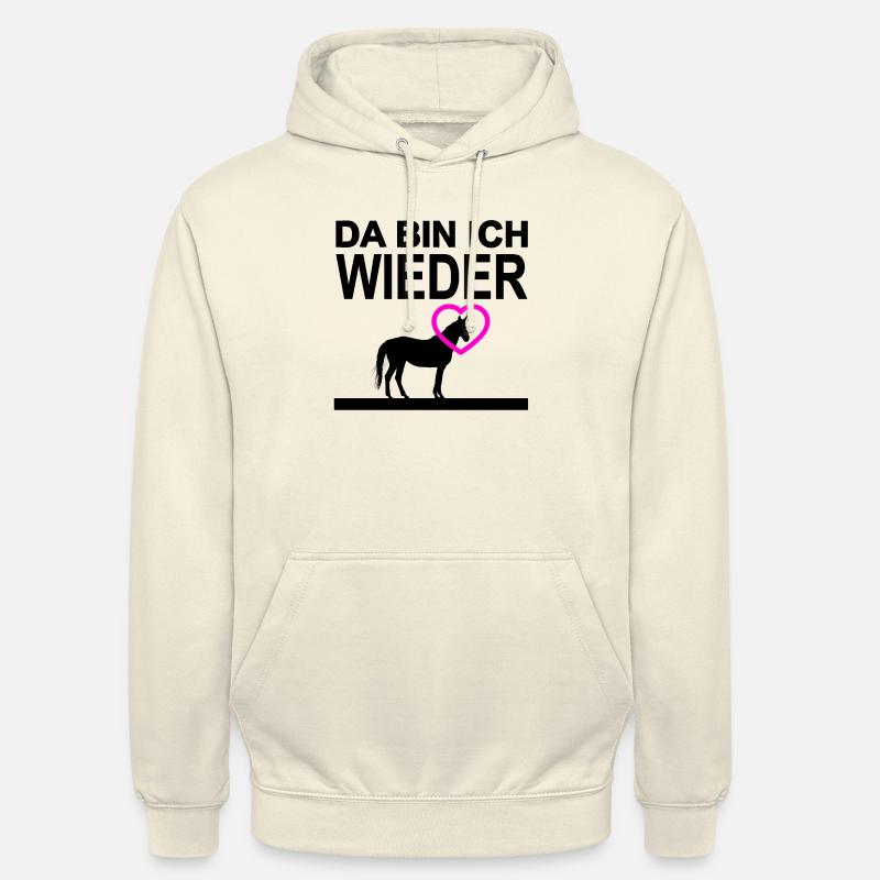 Pferd - Unisex Hoodie - Vanille-Milchshake