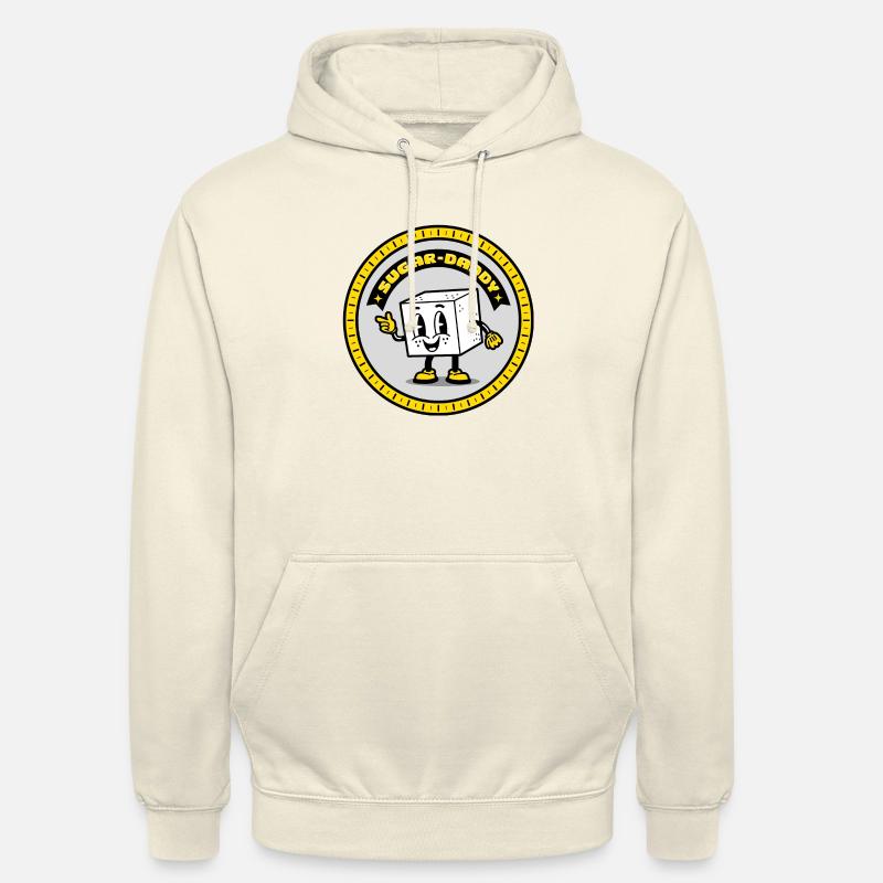 Sugar daddy dans un cercle - Sweat-shirt à capuche unisexe - vanille