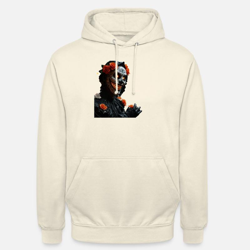 Halloween-Menion mit funkelnden Lichtern - Unisex Hoodie - Vanille-Milchshake