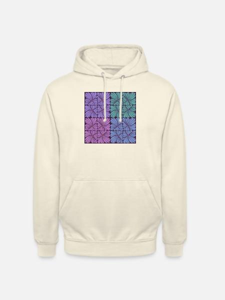 F44 - Sweat-shirt à capuche unisexe - vanille