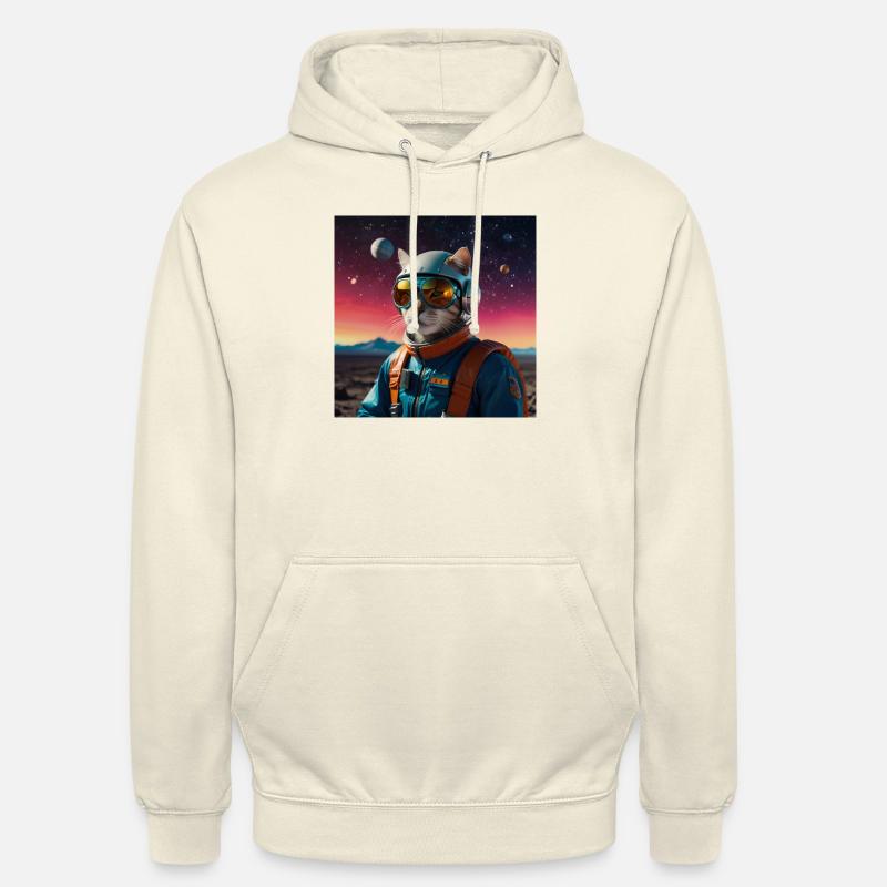 spacecat - Unisex Hoodie - Vanille-Milchshake