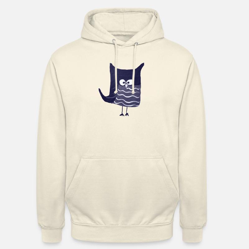 Bleu Eulalia - Sweat-shirt à capuche unisexe - vanille