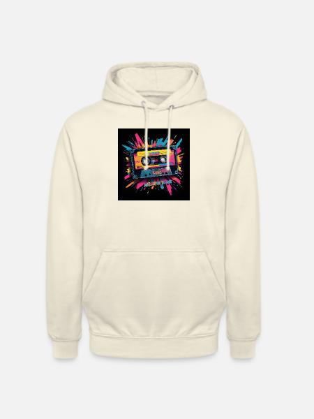 Kassette 80er - Bo-Grafik - Unisex Hoodie - Vanille-Milchshake