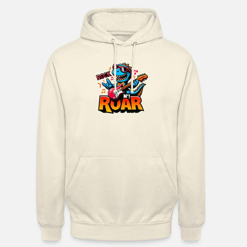 Rock n Roar - Sweat-shirt à capuche unisexe - vanille
