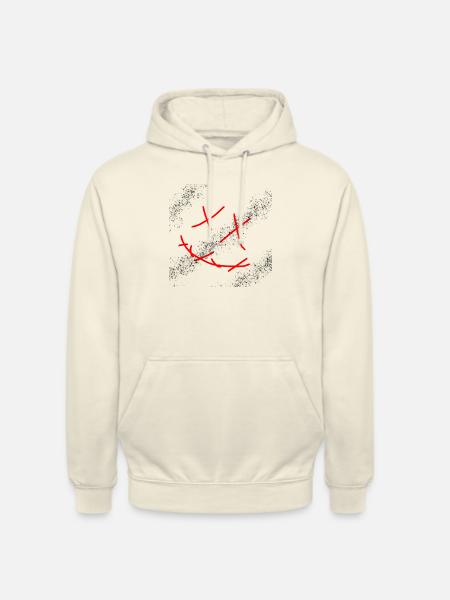 Deathly smile - Unisex Hoodie - vanilla