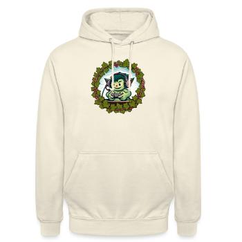 Video Game Goblin - Unisex Hoodie - vanilla - Front - Alina (178cm) & Michal (187cm)