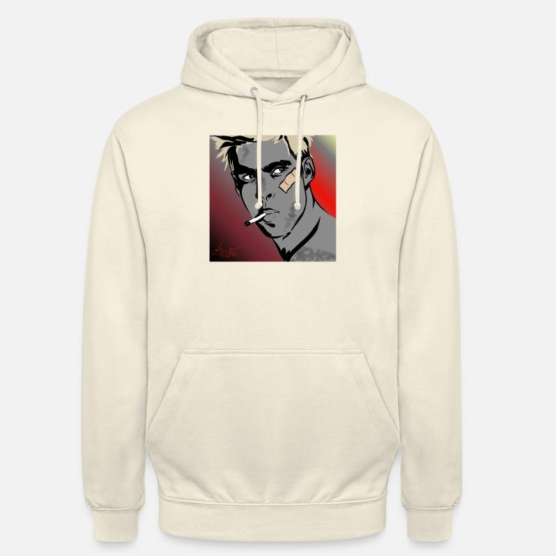 Mann mit Zigarette - Unisex Hoodie - Vanille-Milchshake