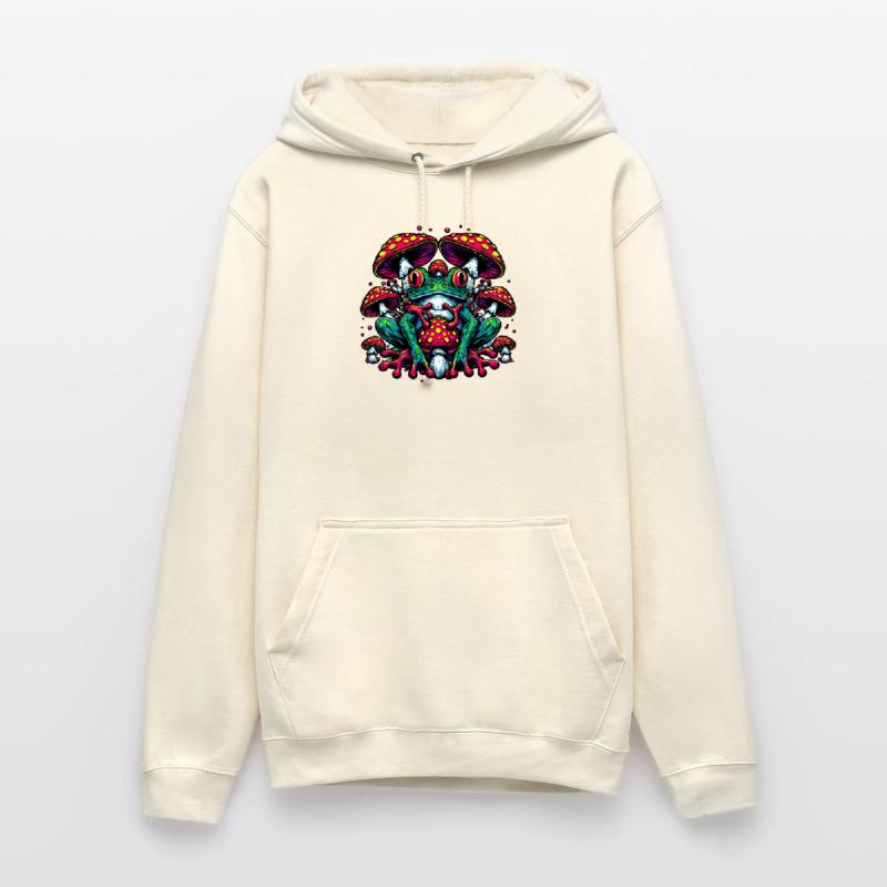 Frog with toadstool Unisex Hoodie