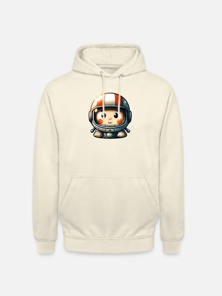 Bébé Astronaute - Exploration Ludique - Sweat-shirt à capuche unisexe - vanille