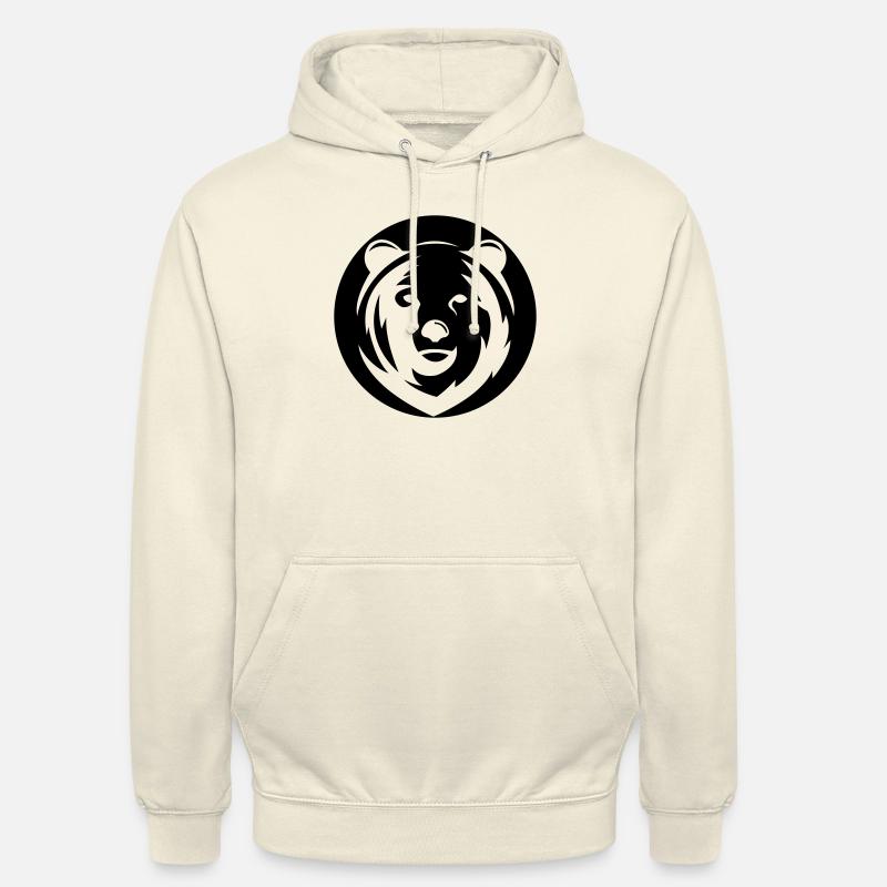 ours - Sweat-shirt à capuche unisexe - vanille