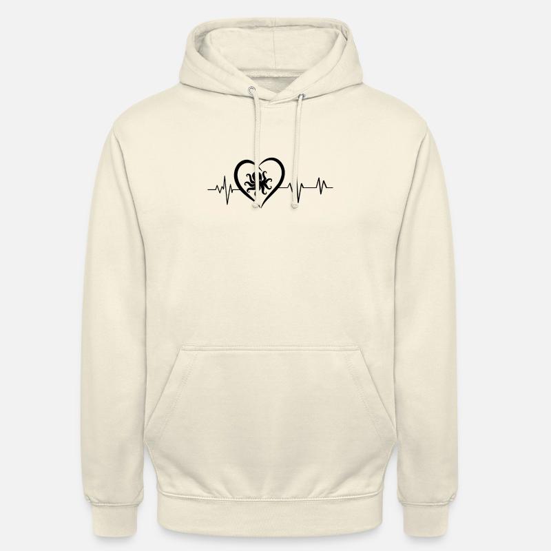 octopus heartbeat - Unisex Hoodie - vanilla