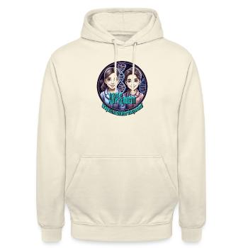 ADNP Syndrome Teenagers - Unisex Hoodie - vanilla - Front - Alina (178cm) & Michal (187cm)