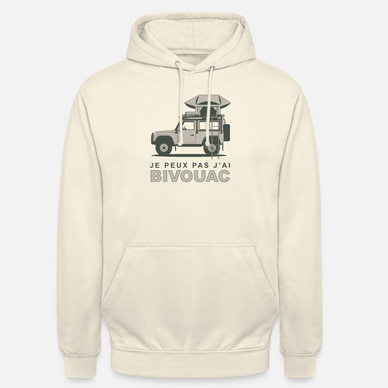 Bivouac 10 - Sweat-shirt à capuche unisexe - vanille
