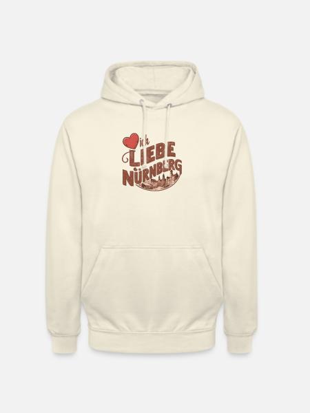 Ich liebe Nürnberg - Unisex Hoodie - vanilla