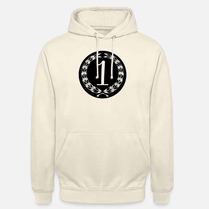 1 couronne - Sweat-shirt à capuche unisexe - vanille