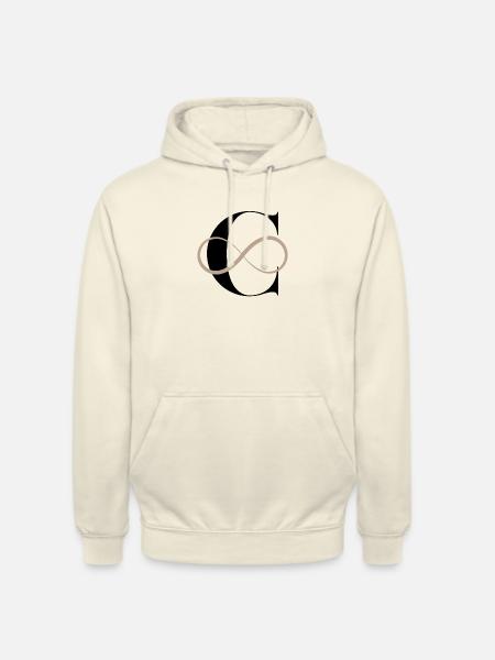 Infinite letter c - Unisex Hoodie - vanilla