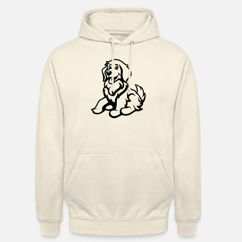 hund comic tier - Unisex Hoodie - Vanille-Milchshake