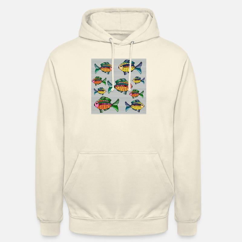 Fische - Unisex Hoodie - Vanille-Milchshake
