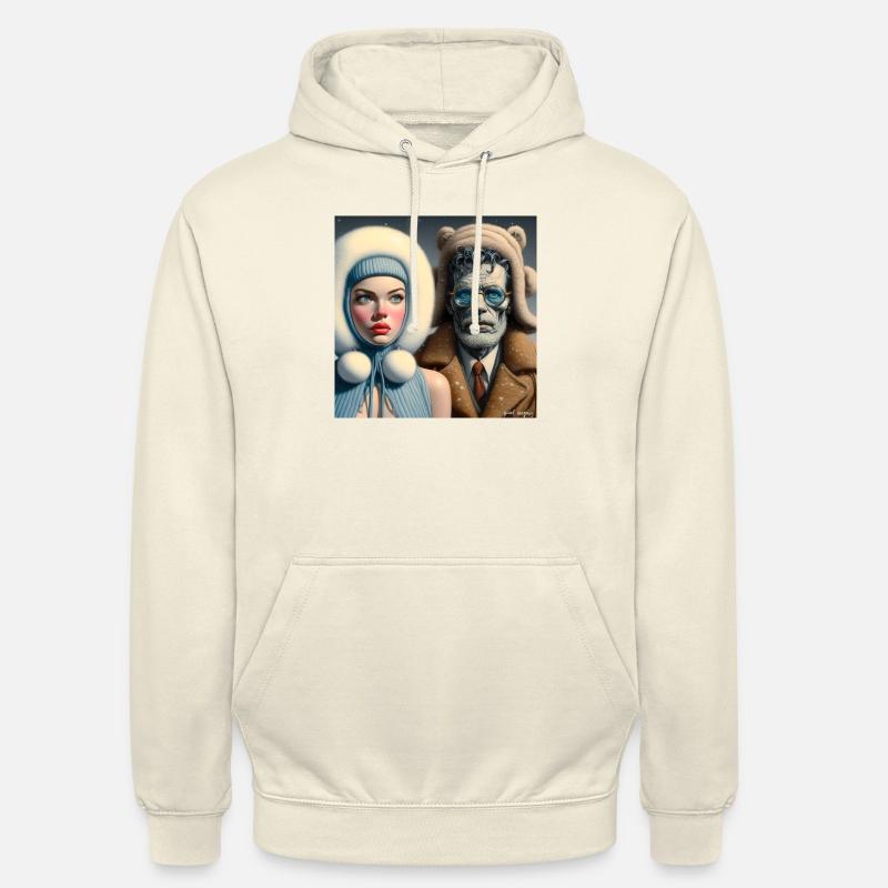 froid! - Sweat-shirt à capuche unisexe - vanille