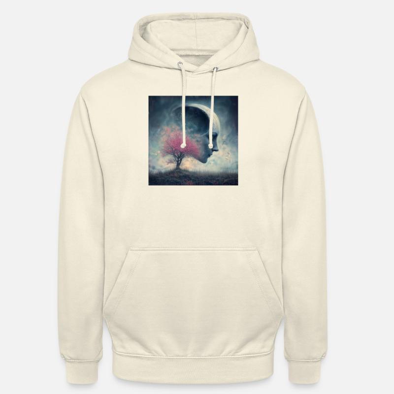 Tranquillité d’ - Sweat-shirt à capuche unisexe - vanille