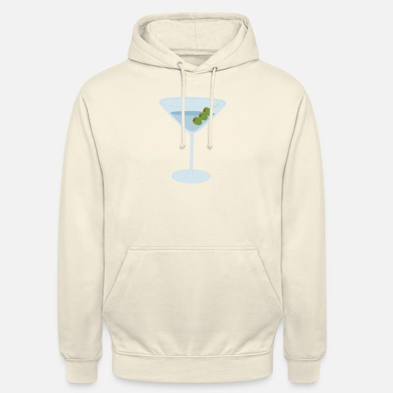 Martini mit Oliven - Unisex Hoodie - Vanille-Milchshake