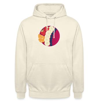 Smoothie Bowl - Unisex Hoodie - vanilla - Front - Alina (178cm) & Michal (187cm)