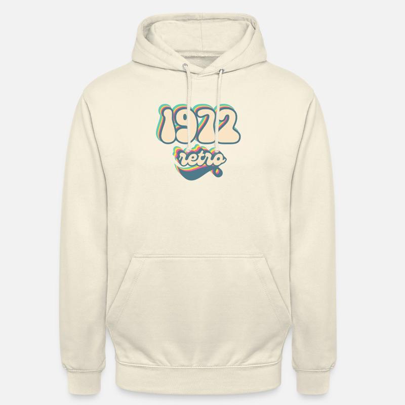 1972 Retro Geschenkidee - Unisex Hoodie - Vanille-Milchshake