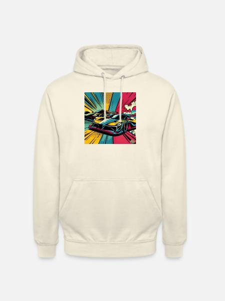 GT Vehicle Popart - Unisex Hoodie - vanilla