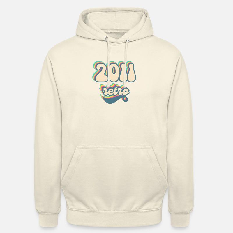 2011 retro idée cadeau - Sweat-shirt à capuche unisexe - vanille