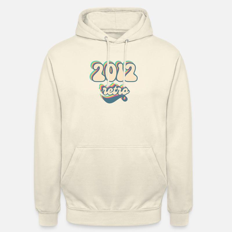 2012 Retro Geschenkidee - Unisex Hoodie - Vanille-Milchshake