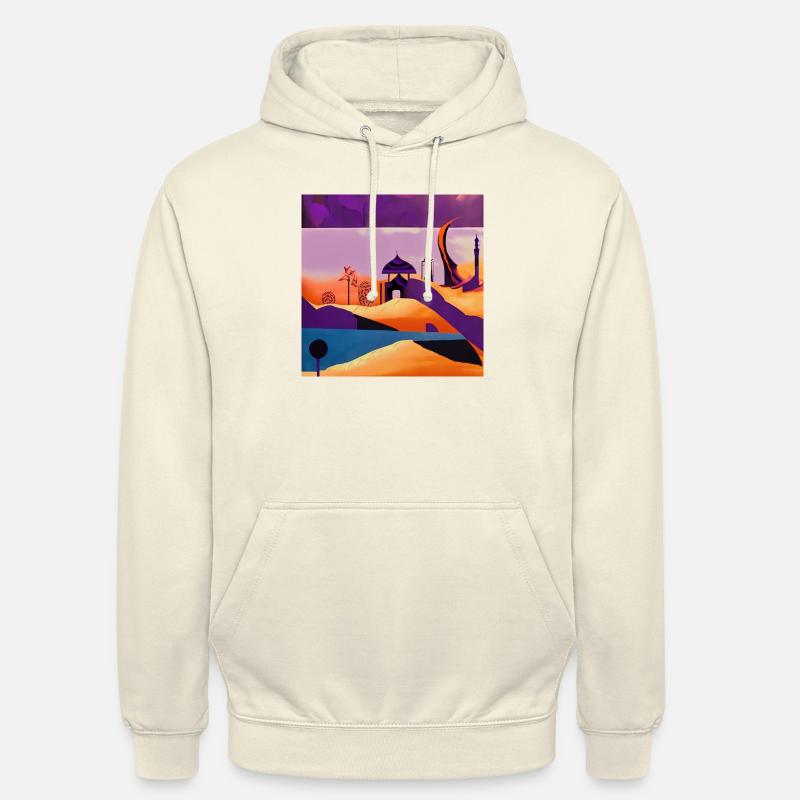 Leben in der Wüste - Unisex Hoodie - Vanille-Milchshake