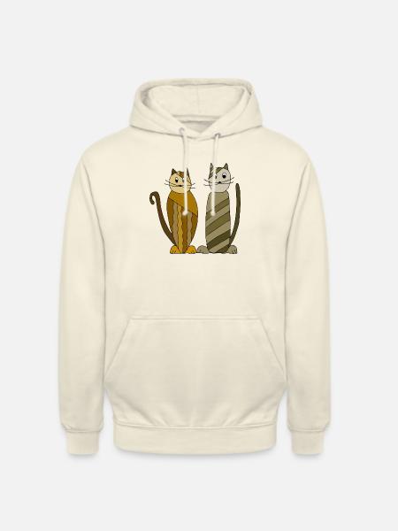Cats - Unisex Hoodie - vanilla